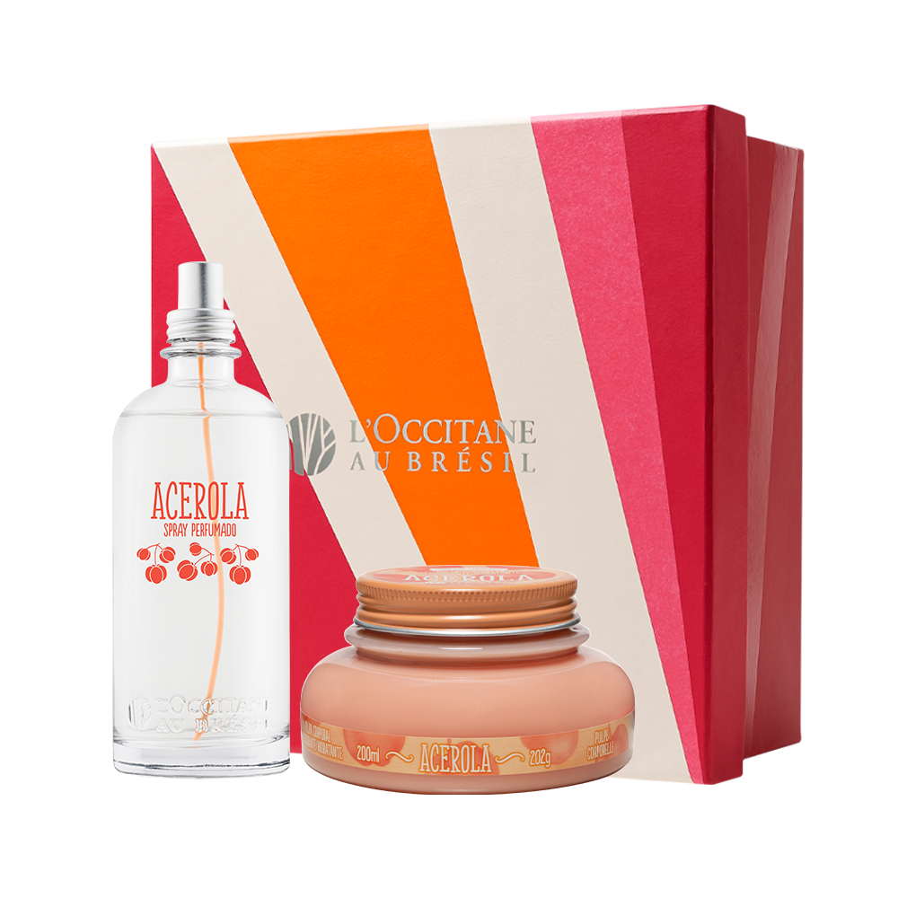 Presente Hidratação e Spray Perfumado Acerola